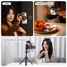 Selfie Light™ Pro - Anneau Lumineux LED Rechargeable avec Design Flip Rotatif 180°