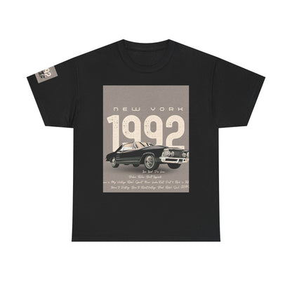 T-Shirt Unisexe en Coton Épais, Vêtement Décontracté Confortable, Cadeau d'Anniversaire, Style Relaxé, Tissu de Qualité