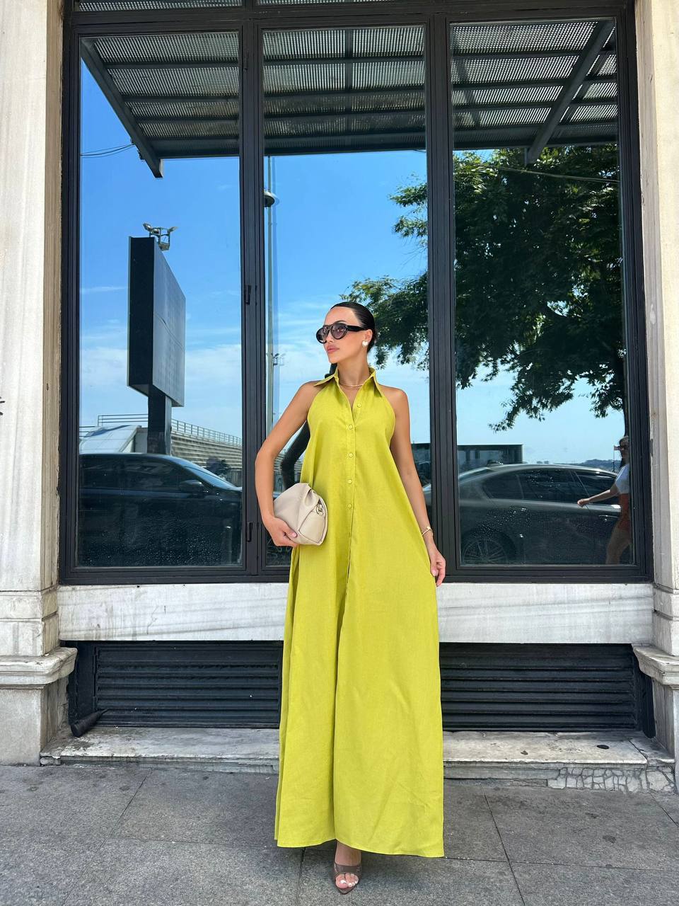 Robe Longue Dos Nu Élégante - Tailles S M L | 3 Couleurs Tendance