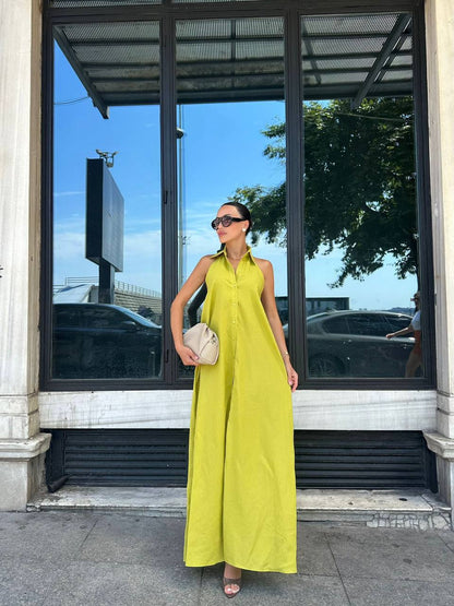 Robe Longue Dos Nu Élégante - Tailles S M L | 3 Couleurs Tendance