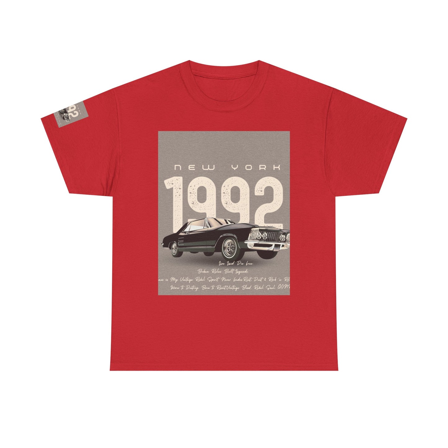 T-Shirt Unisexe en Coton Épais, Vêtement Décontracté Confortable, Cadeau d'Anniversaire, Style Relaxé, Tissu de Qualité