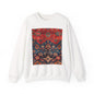 Sweat-shirt Col Rond d'Inspiration Bohème – Style Vintage Confortable, Superposition Unisexe, Mode Automne, Parfait pour les Sorties Décontractées, Cadeau pour les Amateurs d'Art