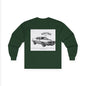 T-Shirt Manches Longues Voiture Vintage, Unisexe, Vêtement Rétro Automobile, Cadeau pour Passionnés d'Auto, Mode Décontractée