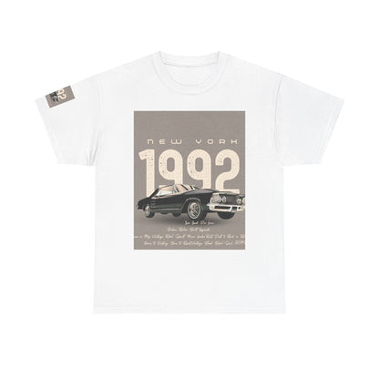T-Shirt Unisexe en Coton Épais, Vêtement Décontracté Confortable, Cadeau d'Anniversaire, Style Relaxé, Tissu de Qualité