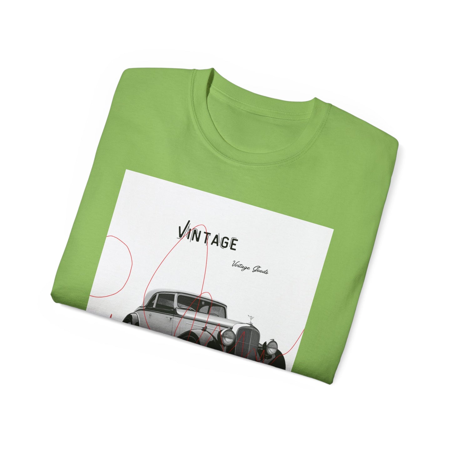 Vintage T-Shirt Unisexe Voiture Vintage, Style Rétro pour Passionnés d'Automobile, Cadeau Parfait pour Papa, Vêtement Décontracté, Mode Estivale