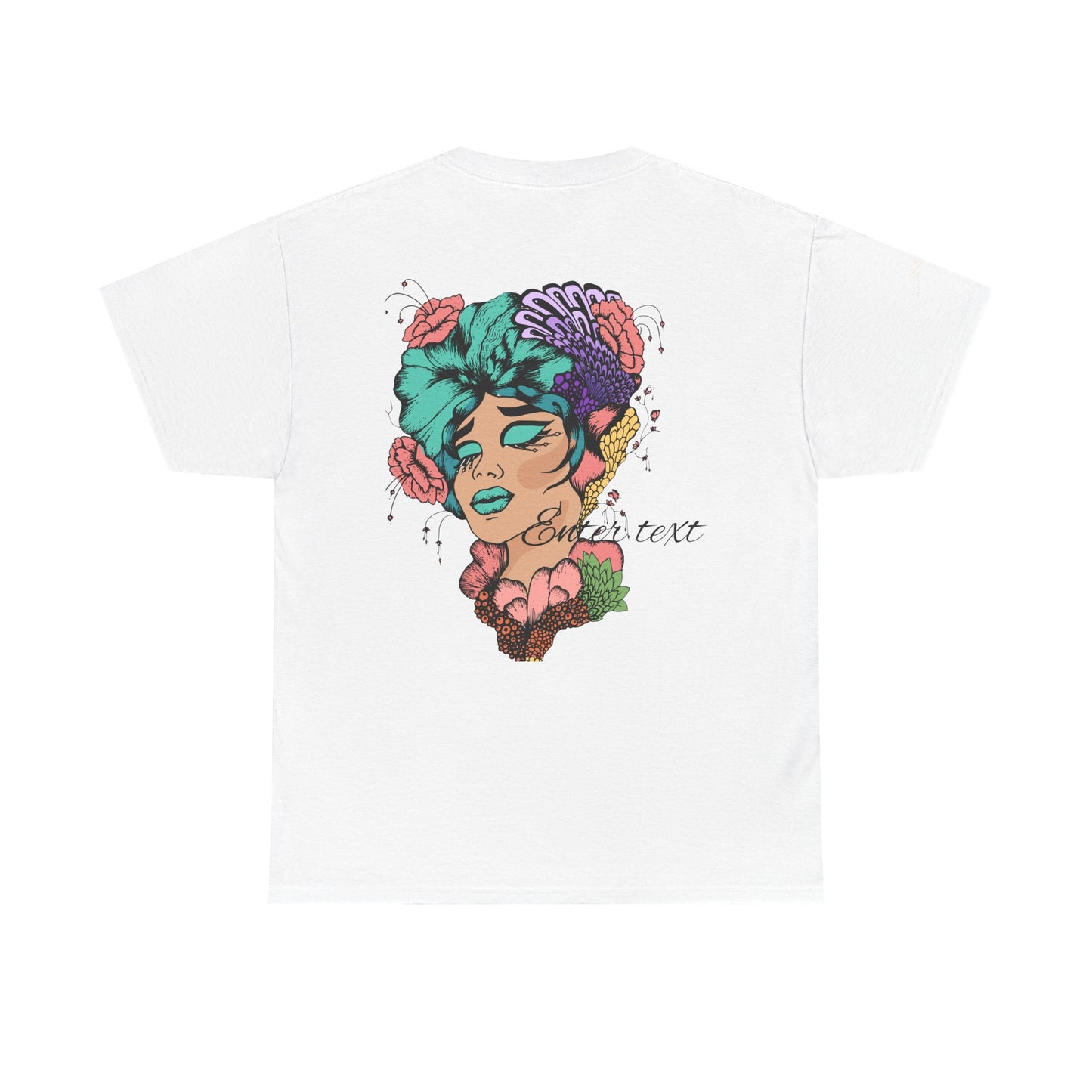 Floral Art Unisex Tee - Boho Vibes, Gift for Her, Botanical T-shirt, Casual Wear, Fashion Statement Top, Unique Graphic Shirt