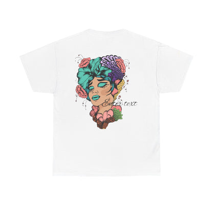 Floral Art Unisex Tee - Boho Vibes, Gift for Her, Botanical T-shirt, Casual Wear, Fashion Statement Top, Unique Graphic Shirt