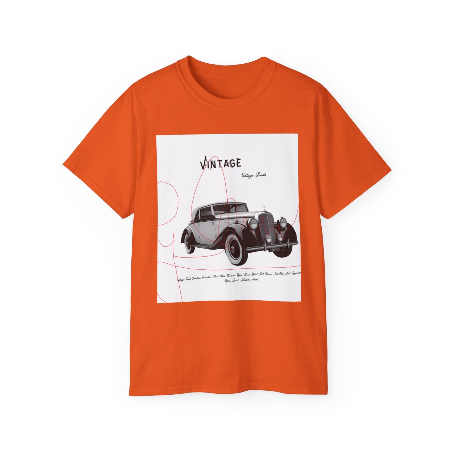 Vintage T-Shirt Unisexe Voiture Vintage, Style Rétro pour Passionnés d'Automobile, Cadeau Parfait pour Papa, Vêtement Décontracté, Mode Estivale