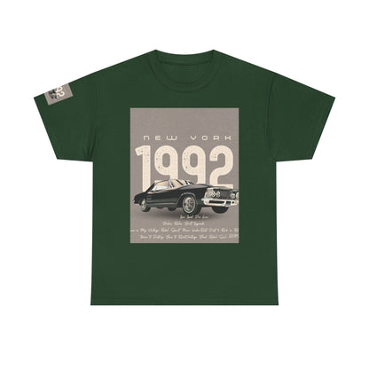 T-Shirt Unisexe en Coton Épais, Vêtement Décontracté Confortable, Cadeau d'Anniversaire, Style Relaxé, Tissu de Qualité