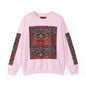Sweat-shirt Col Rond d'Inspiration Bohème – Style Vintage Confortable, Superposition Unisexe, Mode Automne, Parfait pour les Sorties Décontractées, Cadeau pour les Amateurs d'Art
