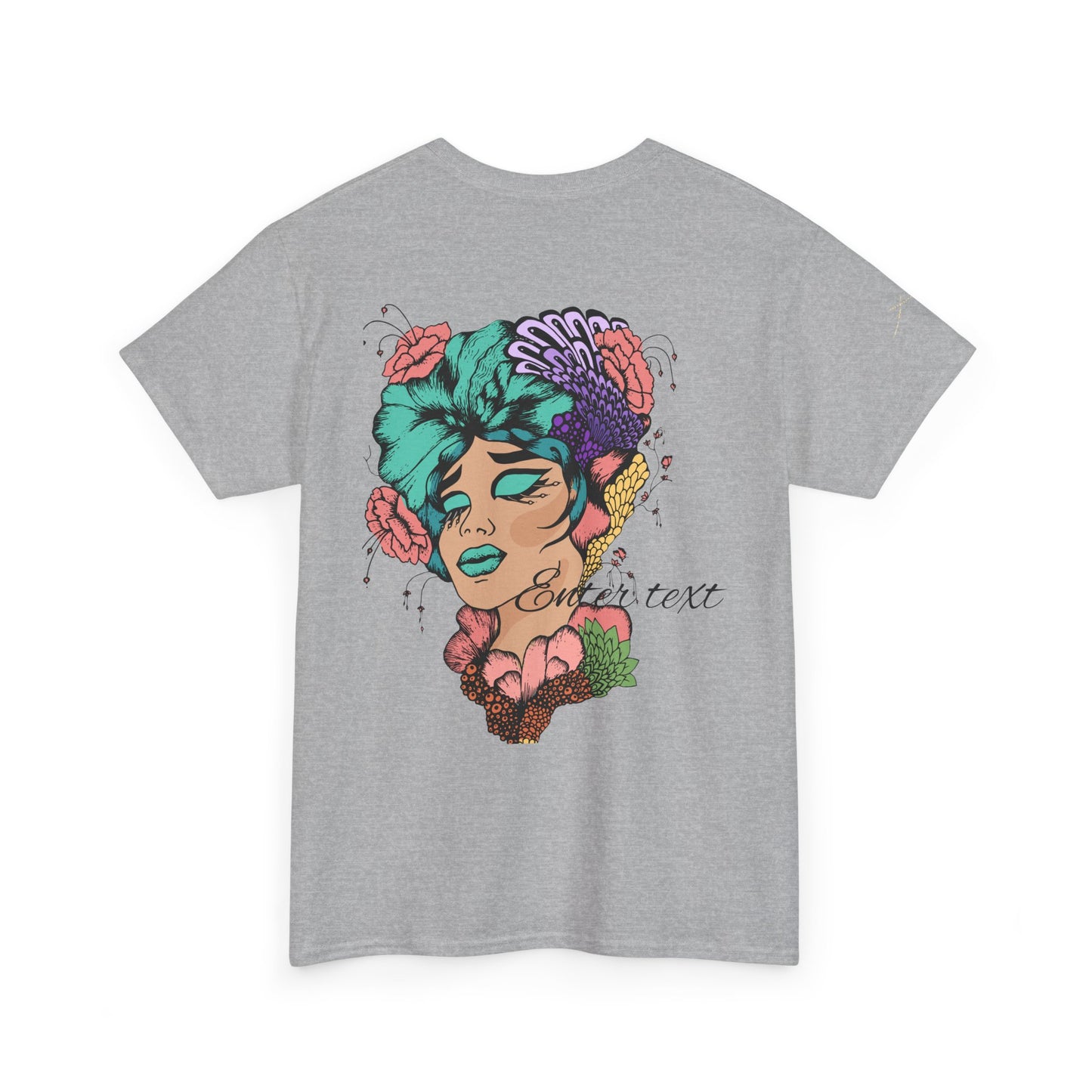 Floral Art Unisex Tee - Boho Vibes, Gift for Her, Botanical T-shirt, Casual Wear, Fashion Statement Top, Unique Graphic Shirt