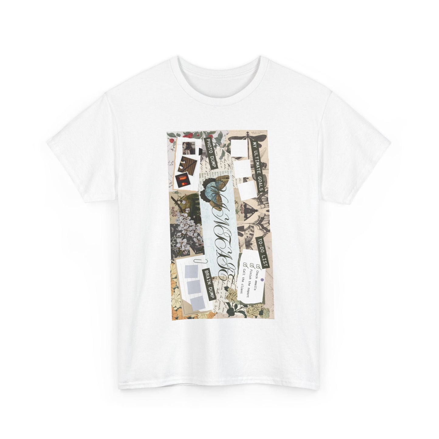 T-Shirt Graphique d'Inspiration Vintage, Mode Décontractée Douillette, Parfait pour Superposer, Cadeau pour Âmes Créatives, T-Shirt Coton Unisexe