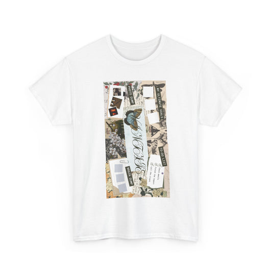 T-Shirt Graphique d'Inspiration Vintage, Mode Décontractée Douillette, Parfait pour Superposer, Cadeau pour Âmes Créatives, T-Shirt Coton Unisexe