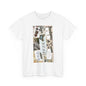 T-Shirt Graphique d'Inspiration Vintage, Mode Décontractée Douillette, Parfait pour Superposer, Cadeau pour Âmes Créatives, T-Shirt Coton Unisexe