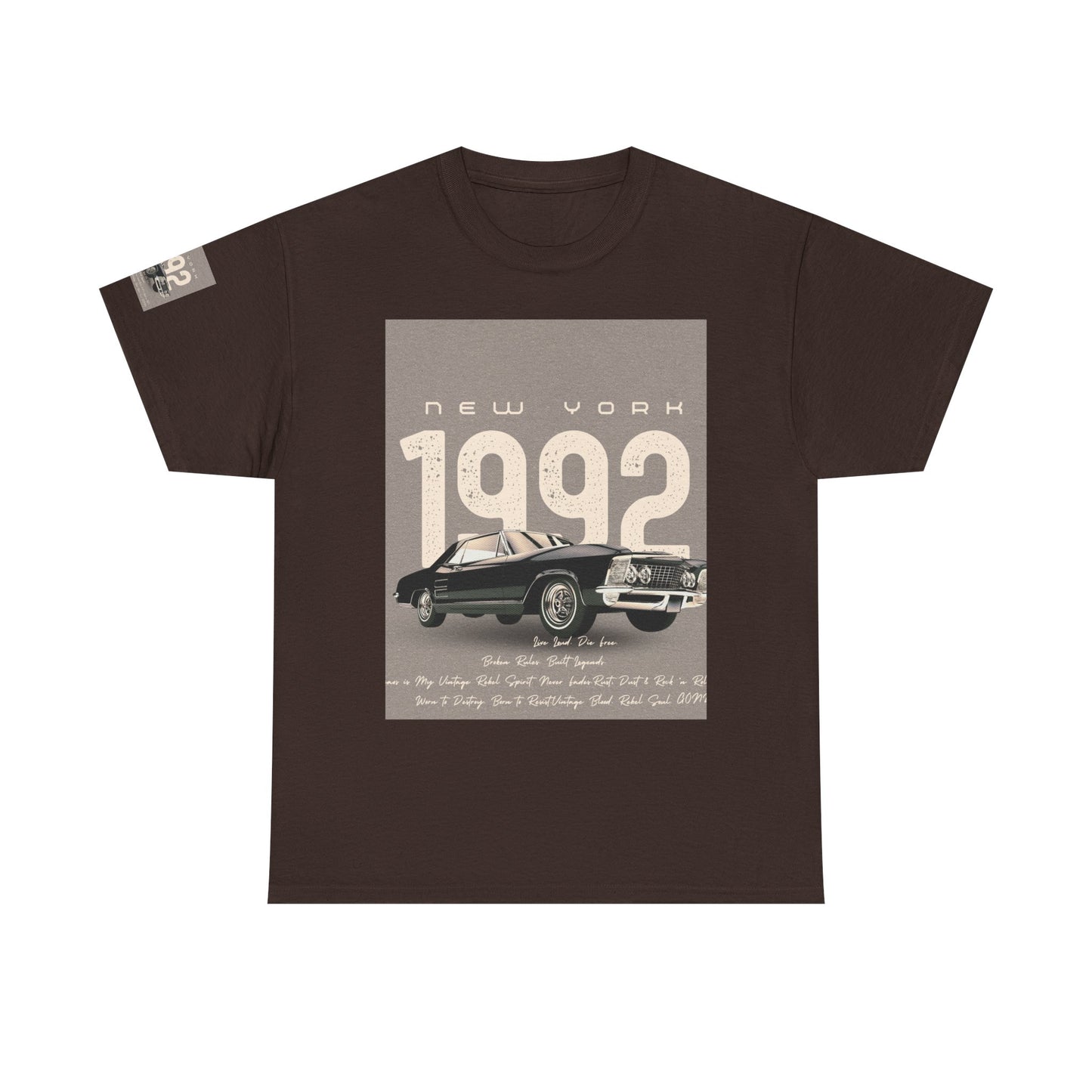 T-Shirt Unisexe en Coton Épais, Vêtement Décontracté Confortable, Cadeau d'Anniversaire, Style Relaxé, Tissu de Qualité