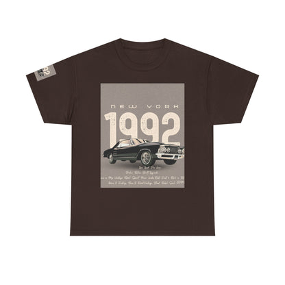 T-Shirt Unisexe en Coton Épais, Vêtement Décontracté Confortable, Cadeau d'Anniversaire, Style Relaxé, Tissu de Qualité