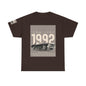 T-Shirt Unisexe en Coton Épais, Vêtement Décontracté Confortable, Cadeau d'Anniversaire, Style Relaxé, Tissu de Qualité