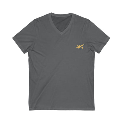 T-shirt Col V Inspirant, Vêtement Décontracté, T-shirt Graphique, Nouveau Jour, Motivation Quotidienne, Unisexe, Cadeau Parfait