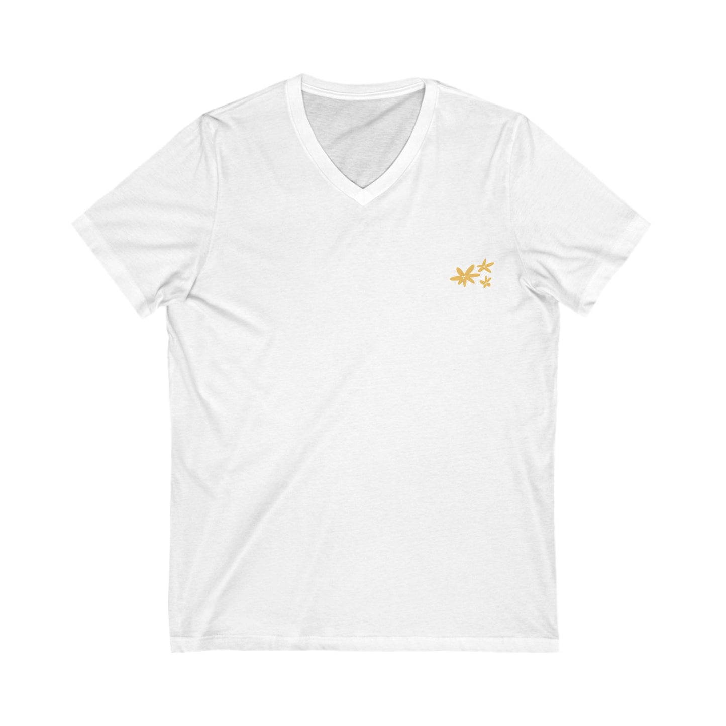 T-shirt Col V Inspirant, Vêtement Décontracté, T-shirt Graphique, Nouveau Jour, Motivation Quotidienne, Unisexe, Cadeau Parfait
