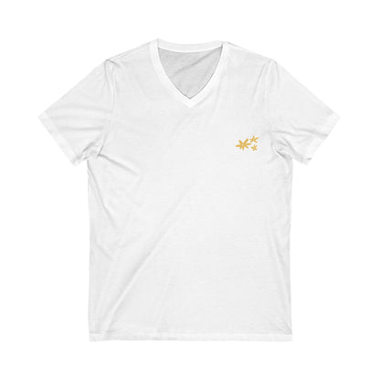 T-shirt Col V Inspirant, Vêtement Décontracté, T-shirt Graphique, Nouveau Jour, Motivation Quotidienne, Unisexe, Cadeau Parfait
