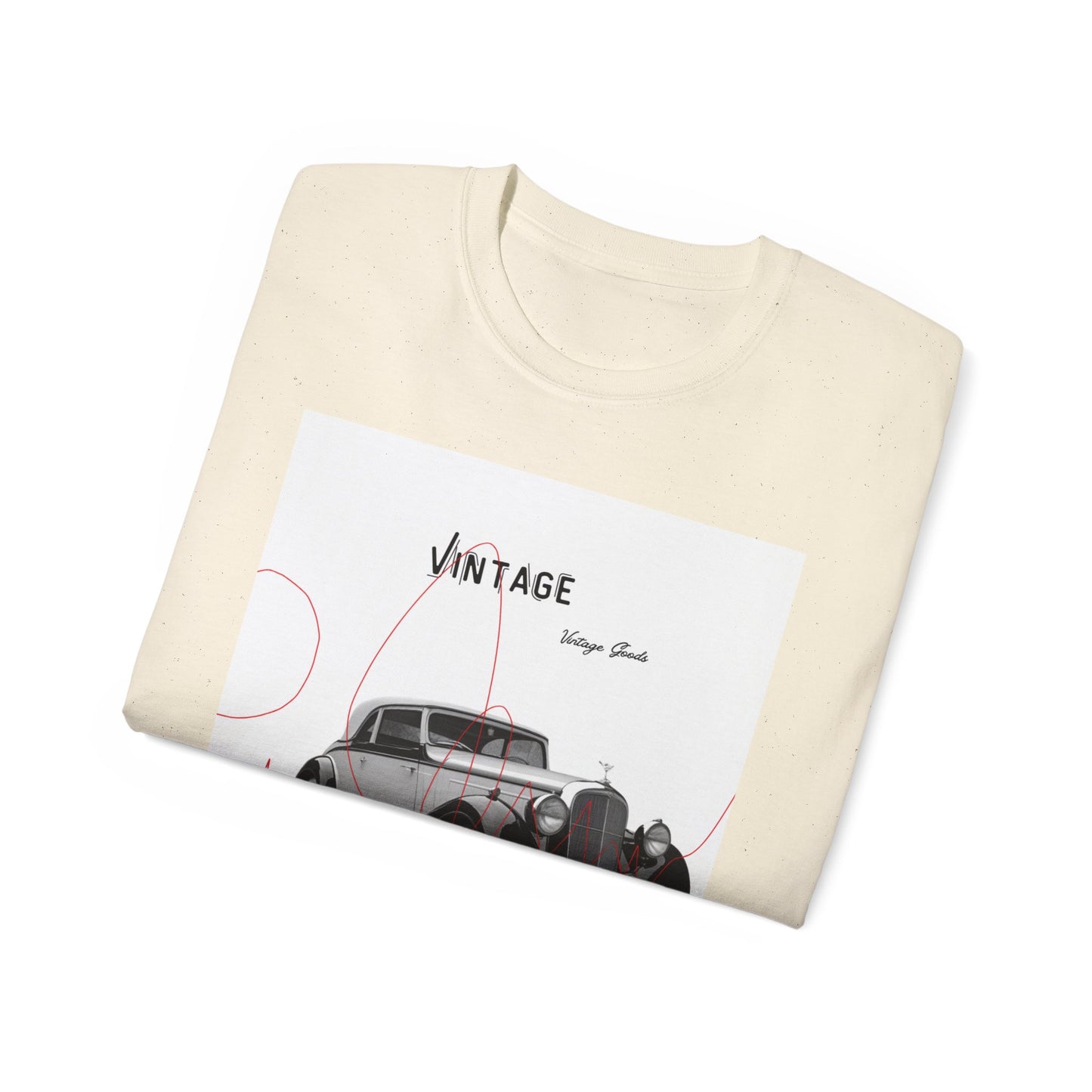Vintage T-Shirt Unisexe Voiture Vintage, Style Rétro pour Passionnés d'Automobile, Cadeau Parfait pour Papa, Vêtement Décontracté, Mode Estivale