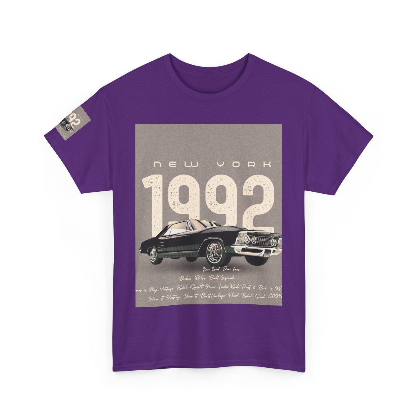 T-Shirt Unisexe en Coton Épais, Vêtement Décontracté Confortable, Cadeau d'Anniversaire, Style Relaxé, Tissu de Qualité
