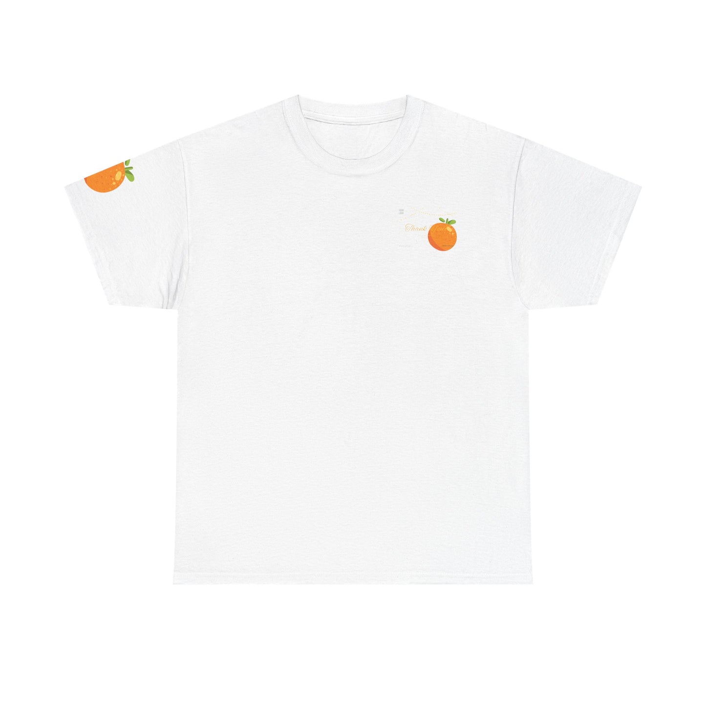 T-Shirt Floral Orange Sain | Chemise Unisexe en Coton, Cadeau pour les Amoureux de la Nature, Garde-Robe d'Été, Mode Éco-Responsable, Vêtement Décontracté