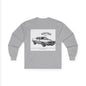 T-Shirt Manches Longues Voiture Vintage, Unisexe, Vêtement Rétro Automobile, Cadeau pour Passionnés d'Auto, Mode Décontractée