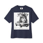 T-Shirt Vintage Oversize Unisexe, Tee-Shirt Graphique Rétro Automobile, Vêtement Décontracté Stylé, Cadeau Unique pour Passionnés d'Auto