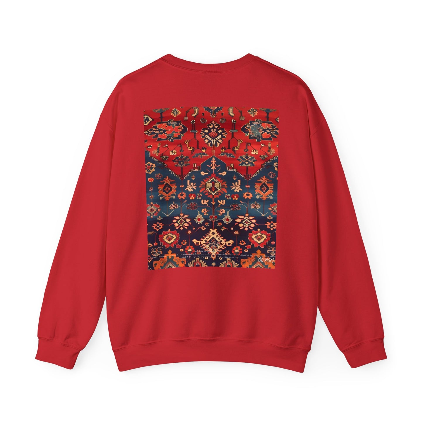 Sweat-shirt Col Rond d'Inspiration Bohème – Style Vintage Confortable, Superposition Unisexe, Mode Automne, Parfait pour les Sorties Décontractées, Cadeau pour les Amateurs d'Art