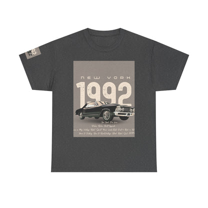 T-Shirt Unisexe en Coton Épais, Vêtement Décontracté Confortable, Cadeau d'Anniversaire, Style Relaxé, Tissu de Qualité