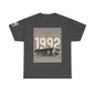 T-Shirt Unisexe en Coton Épais, Vêtement Décontracté Confortable, Cadeau d'Anniversaire, Style Relaxé, Tissu de Qualité