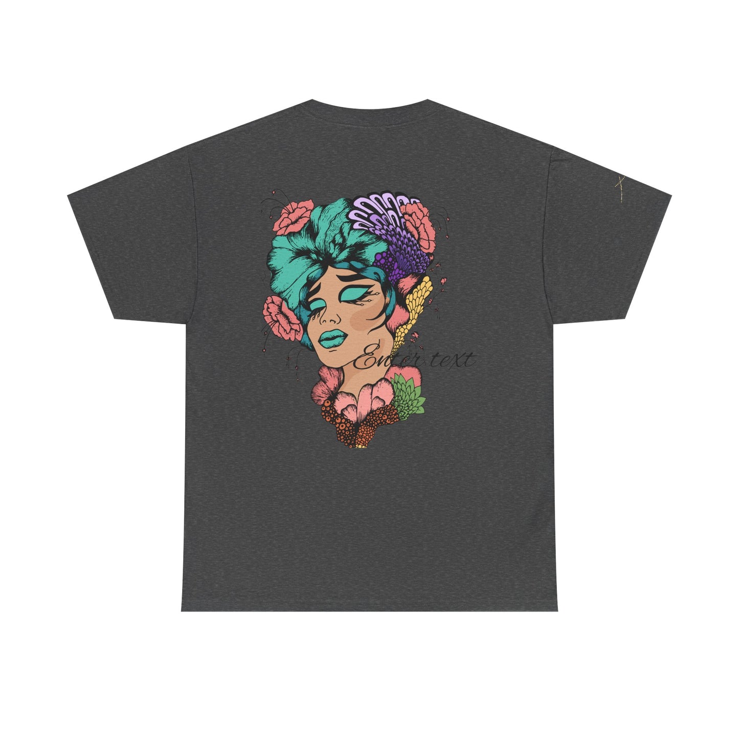 Floral Art Unisex Tee - Boho Vibes, Gift for Her, Botanical T-shirt, Casual Wear, Fashion Statement Top, Unique Graphic Shirt