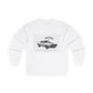 T-Shirt Manches Longues Voiture Vintage, Unisexe, Vêtement Rétro Automobile, Cadeau pour Passionnés d'Auto, Mode Décontractée