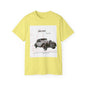 Vintage T-Shirt Unisexe Voiture Vintage, Style Rétro pour Passionnés d'Automobile, Cadeau Parfait pour Papa, Vêtement Décontracté, Mode Estivale