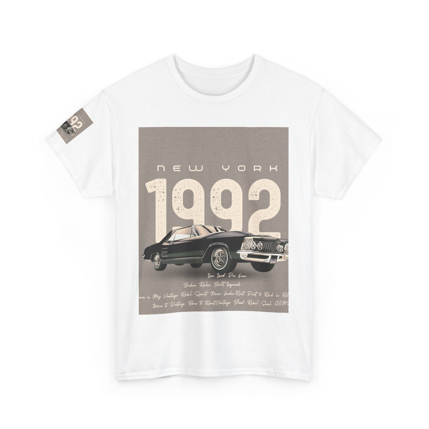 T-Shirt Unisexe en Coton Épais, Vêtement Décontracté Confortable, Cadeau d'Anniversaire, Style Relaxé, Tissu de Qualité