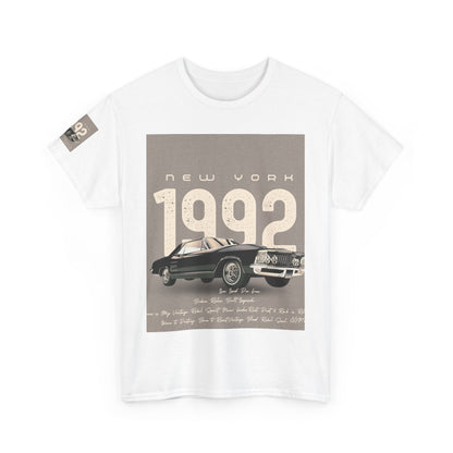 T-Shirt Unisexe en Coton Épais, Vêtement Décontracté Confortable, Cadeau d'Anniversaire, Style Relaxé, Tissu de Qualité