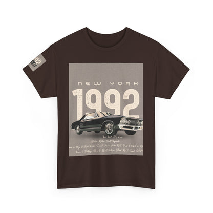 T-Shirt Unisexe en Coton Épais, Vêtement Décontracté Confortable, Cadeau d'Anniversaire, Style Relaxé, Tissu de Qualité