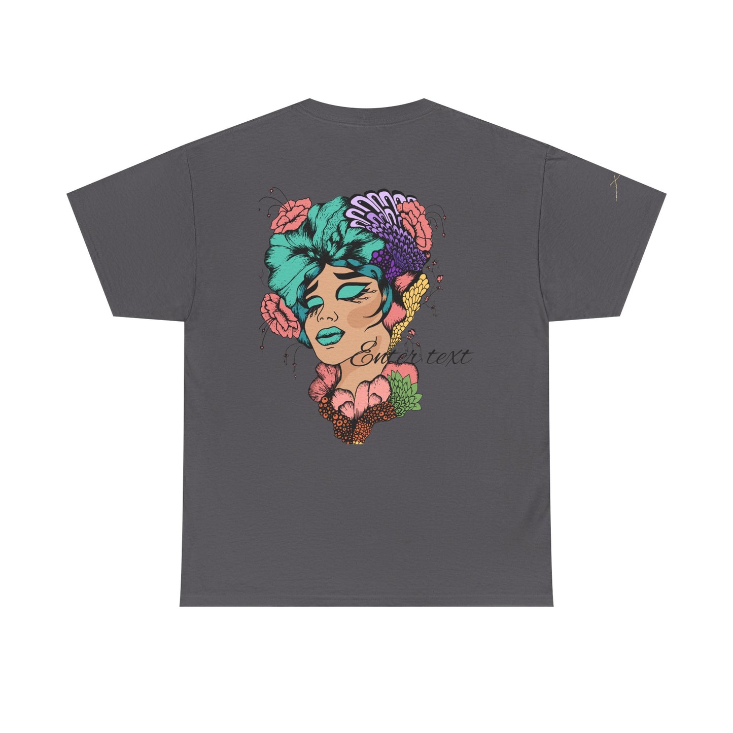 Floral Art Unisex Tee - Boho Vibes, Gift for Her, Botanical T-shirt, Casual Wear, Fashion Statement Top, Unique Graphic Shirt