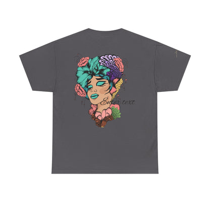 Floral Art Unisex Tee - Boho Vibes, Gift for Her, Botanical T-shirt, Casual Wear, Fashion Statement Top, Unique Graphic Shirt
