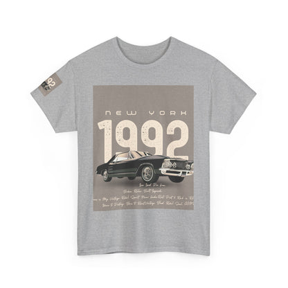 T-Shirt Unisexe en Coton Épais, Vêtement Décontracté Confortable, Cadeau d'Anniversaire, Style Relaxé, Tissu de Qualité