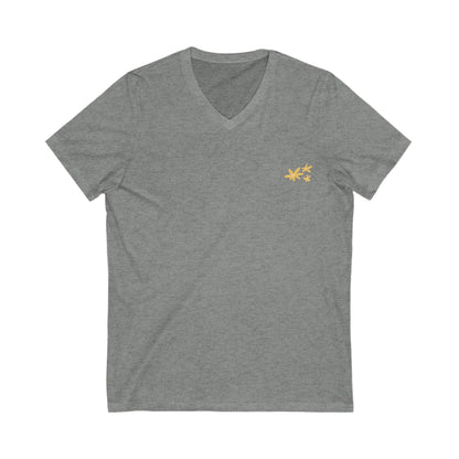 T-shirt Col V Inspirant, Vêtement Décontracté, T-shirt Graphique, Nouveau Jour, Motivation Quotidienne, Unisexe, Cadeau Parfait