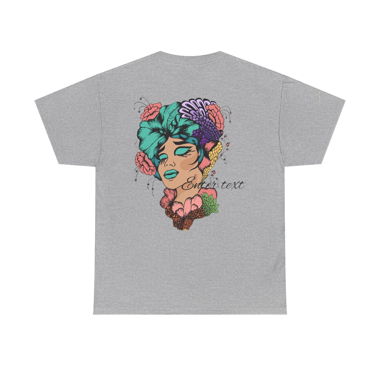 Floral Art Unisex Tee - Boho Vibes, Gift for Her, Botanical T-shirt, Casual Wear, Fashion Statement Top, Unique Graphic Shirt