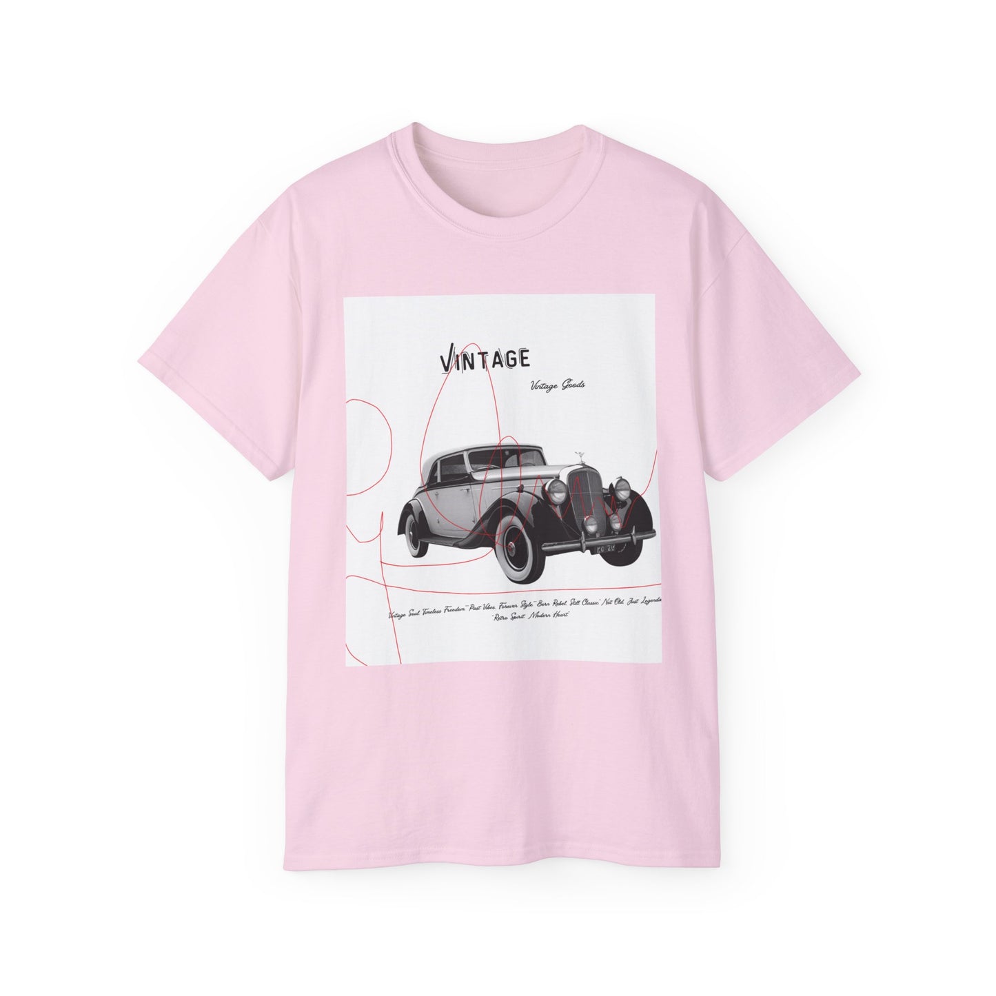 Vintage T-Shirt Unisexe Voiture Vintage, Style Rétro pour Passionnés d'Automobile, Cadeau Parfait pour Papa, Vêtement Décontracté, Mode Estivale