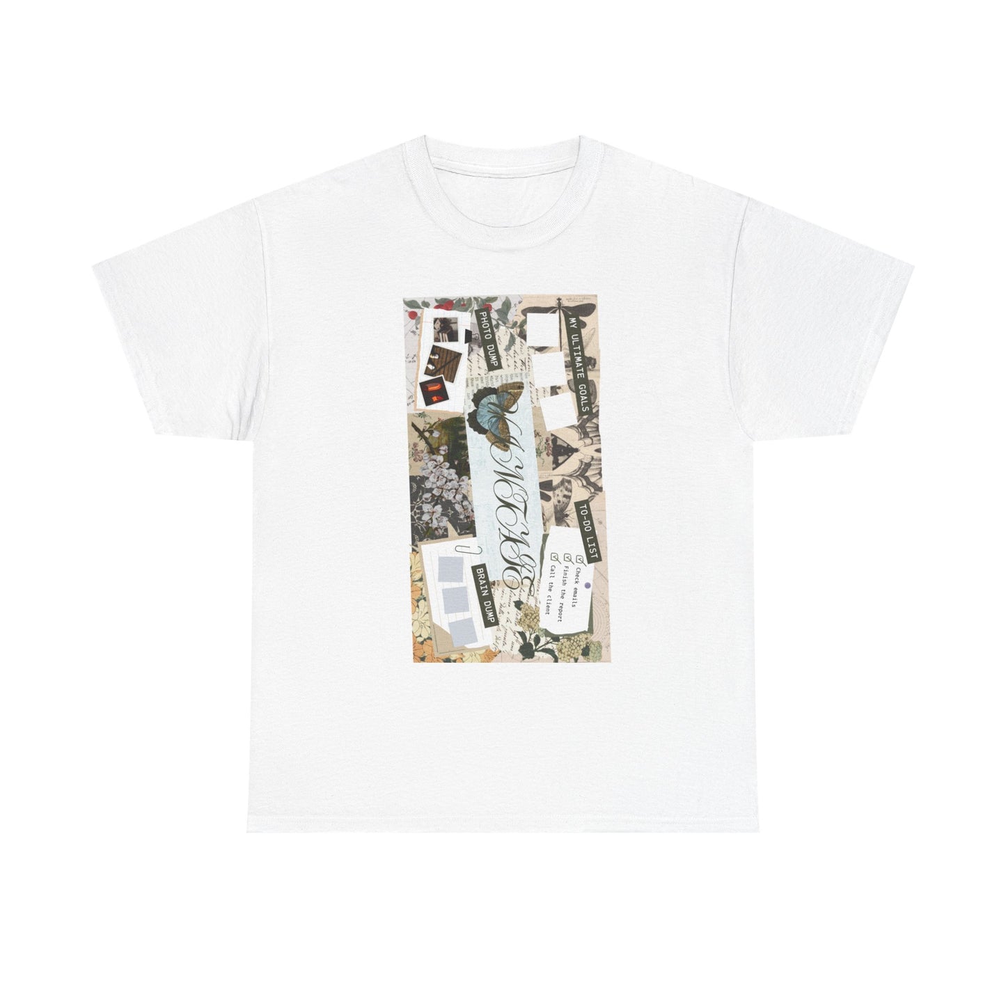 T-Shirt Graphique d'Inspiration Vintage, Mode Décontractée Douillette, Parfait pour Superposer, Cadeau pour Âmes Créatives, T-Shirt Coton Unisexe