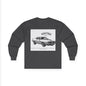 T-Shirt Manches Longues Voiture Vintage, Unisexe, Vêtement Rétro Automobile, Cadeau pour Passionnés d'Auto, Mode Décontractée
