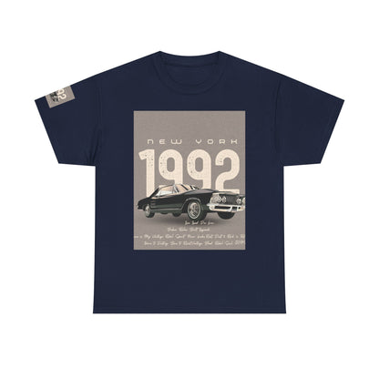 T-Shirt Unisexe en Coton Épais, Vêtement Décontracté Confortable, Cadeau d'Anniversaire, Style Relaxé, Tissu de Qualité