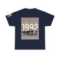 T-Shirt Unisexe en Coton Épais, Vêtement Décontracté Confortable, Cadeau d'Anniversaire, Style Relaxé, Tissu de Qualité