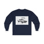 T-Shirt Manches Longues Voiture Vintage, Unisexe, Vêtement Rétro Automobile, Cadeau pour Passionnés d'Auto, Mode Décontractée