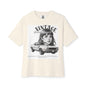 T-Shirt Vintage Oversize Unisexe, Tee-Shirt Graphique Rétro Automobile, Vêtement Décontracté Stylé, Cadeau Unique pour Passionnés d'Auto
